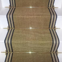 Stair Carpet Sisal Chocolate