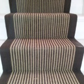 Jute Espresso and Cream Stripes