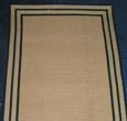 Jute Runner with Striped Border