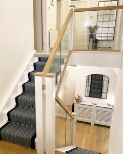 Sisal Chocolate U Shaped Landing Sisal Chocolate U Shaped Landing
