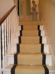 Coir Bleached Brown Border Cleaner